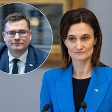 V. Čmilytė-Nielsen: atsistatydinus A. Anušauskui, būtų galima svarstyti L. Kasčiūno kandidatūrą į ministrus