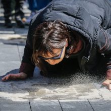 Neringoje atidarytas Šlovės takas, jį papildė penkių atlikėjų delnų įspaudai