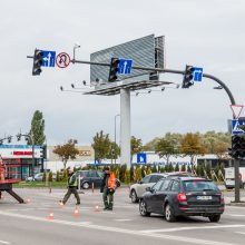 Dėmesio: judrioje Kauno sankryžoje keičiasi eismo tvarka