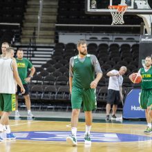 D. Adomaitis įvardijo pagrindinius rinktinės uždavinius dvikovose su Serbija