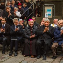 Kaune atidengtas paminklas J. Tumui-Vaižgantui