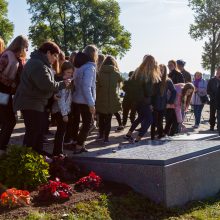 Lietuvos žydų genocido atminimo diena Kaune: kančių kelias nugrįstas akmenėliais