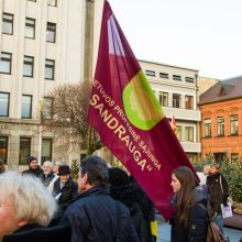 Protestuotojai dėl Centrinio pašto: šalin rankas nuo bendro turto