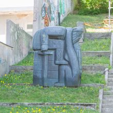 Skulptūrų skverelyje prie Menininkų namų – neregėtas vaizdas