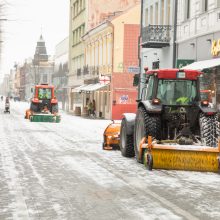 Sniegas kauniečiams atnešė ne vien džiaugsmą