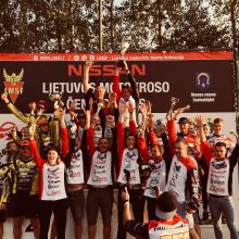 Motokroso sezono finiše – atkaklios kovos su pasaulio čempionato dalyviais