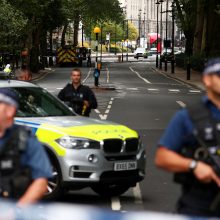 Britų policija: per incidentą prie parlamento išvengta mirtinų sužalojimų