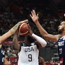 JAV krepšininkai sensacingai pralaimėjo prancūzams