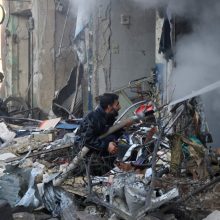 Per numanomus Rusijos antskrydžius Sirijoje žuvo mažiausiai 46 žmonės