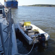 Baltijos jūroje išgelbėti sugedusios valties keleiviai