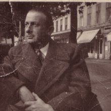 Pabėgimas: šioje 1939 m. fotografijoje – šokolado fabriko savininkas iš Klaipėdos Maxas Maidenbaumas, jis po nacių atėjimo kuriam laikui įsikūrė Kaune.