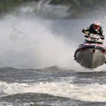 Į Zarasus atvyksta geriausi Rytų Europos vandens motociklininkai