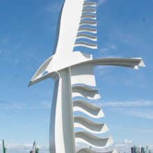 Pagarba: „Albatroso“ paminklas Klaipėdoje, skirtas iš jūros negrįžusiems atminti.