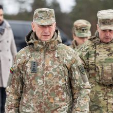 Kariuomenės vadas su kolegomis JAV aptarė divizijos pajėgumų vystymą