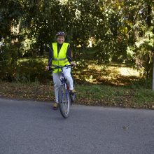 Vienuolė, dviračiu numynusi jau beveik 2 tūkst. kilometrų