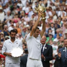 Nepakartojamas: R. Federeris aštuntą kartą tapo Vimbldono čempionu