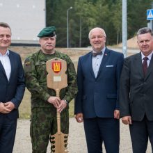 Atidarytas karinių pratybų kompleksas, kokio Baltijos šalyse dar nebuvo
