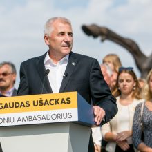 Kandidatas į prezidentus V. Ušackas: pasirinkau laiminčią Lietuvą