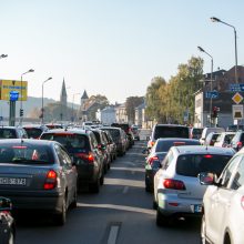Policijos reidas Kaune: jei stabdytų visus pažeidėjus, nespėtų rašyti baudų