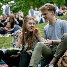 Ąžuolyne aidi Dainų šventės dainos