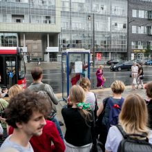 XII Kauno bienalės pradžią žymėjo išskirtinis performansas