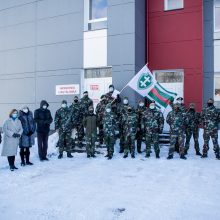 Šauliams – medikų padėka už pagalbą kovojant su nematomu priešu