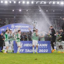 LFF taurės finalas Dariaus ir Girėno stadione: pergalę išplėšė Vilniaus „Žalgiris“