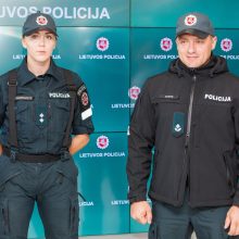 Policija pristatė naujas pareigūnų uniformas