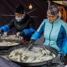 Stintų šventėje Palangoje tikimasi suvalgyti apie 10 tonų žuvies
