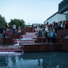 Atgimė legendinis Operos ir baleto teatro fontanas