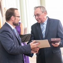 M. Kvietkauskas įteikė svarbiausius Kultūros ministerijos apdovanojimus