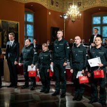 Prezidentas pasveikino policijos pareigūnus Angelų sargų dienos proga
