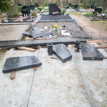 Tokio įžūlumo Seniavos kapinės dar nematė: policija prašo pagalbos