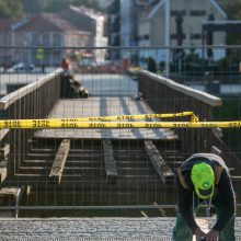 Kauno pilies pėsčiųjų tilto remontas: kas bus daroma?