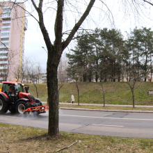 Augant Vilniaus gatvių dezinfekcijos poreikiui – neįprasti sprendimai