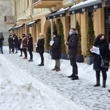 Kauno barai ir kavinės prisijungė prie protesto akcijos