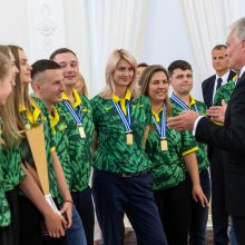 Prezidentas pasveikino Europos čempiones