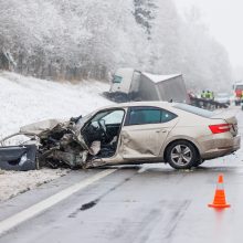 Tragiška masinė avarija Kauno rajone: kokia snaudulio prie vairo kaina?