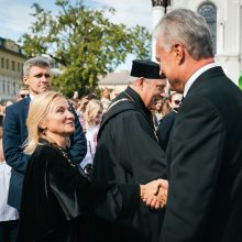 G. Nausėda Kauno universitetų mokslo šventėje linkėjo siekti bendrojo gėrio