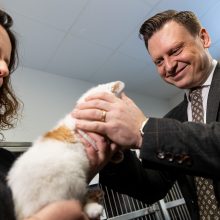 Vilniuje atidaryta atnaujinta gyvūnų globos prieglauda