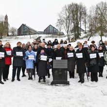 Holokausto aukų atminimas pagerbtas Atminties ture po Vilniaus geto gatves