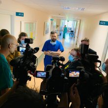 Klaipėdos jūrininkų ligoninėje skrandžio mažinimo operacija atlikta be pjūvių