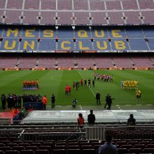 „Barcelona“ ir „Las Palmas“ futbolo rungtynės vyks už uždarų durų