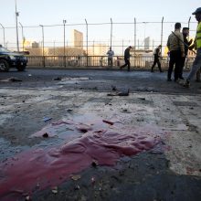 Dvigubo sprogdinimo Bagdade aukų padaugėjo iki 38