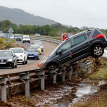 Maljorkoje staigių potvynių aukų padaugėjo iki 12