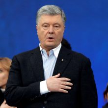 P. Porošenkos ir V. Zelenskio debatai: aršios retorikos netrūko