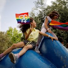 Tūkstančiai žmonių dalyvavo homoseksualų parade Jeruzalėje