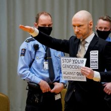 Norvegijos teismas nepatenkino ekstremisto A. B. Breiviko prašymo paleisti į laisvę