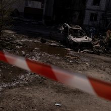 Per Rusijos raketų smūgius Ukrainoje žuvusių žmonių skaičius padidėjo iki 26