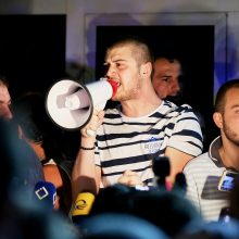 Po Gruzijos žurnalisto pasisakymo apie V. Putiną – protestas Tbilisyje